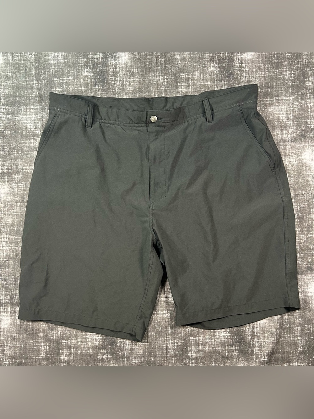 FootJoy FJ Golf Shorts Mens 40x9 Black Flat Front Athletic Stretch Performance